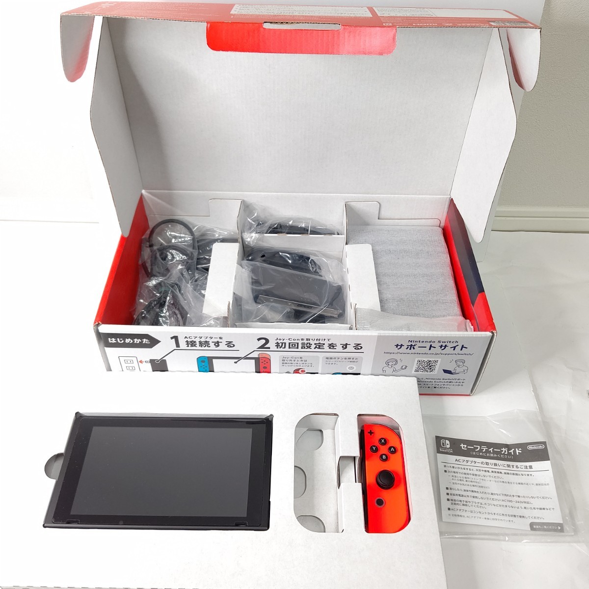 Nintendo　Switch　ネオンブルーネオンレッド　極美品　2019モデル