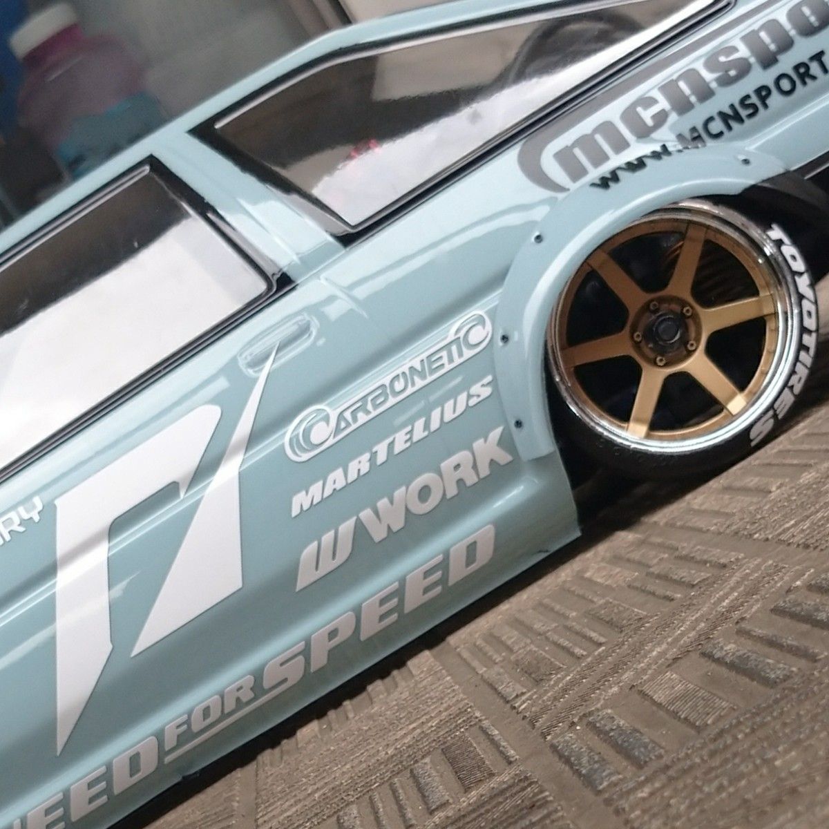AE86 NFS仕様 1/10ラジコン ラジドリ ボディ用 カッティング AE86 NFS仕様 1/10ラジコン ラジドリ ボディ用 カッティング