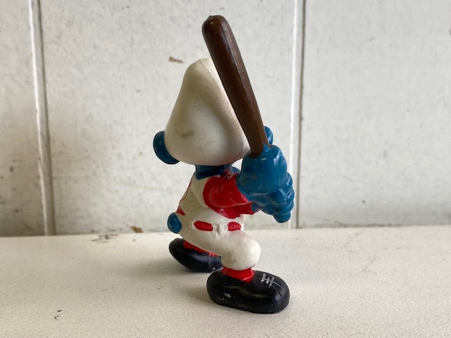 [ Smurf PVC figure ] SMURF Vintage baseball BASEBALL / SCHLEICHshulaihiSMURF VINTAGE PVC FIGURE V6-11-20