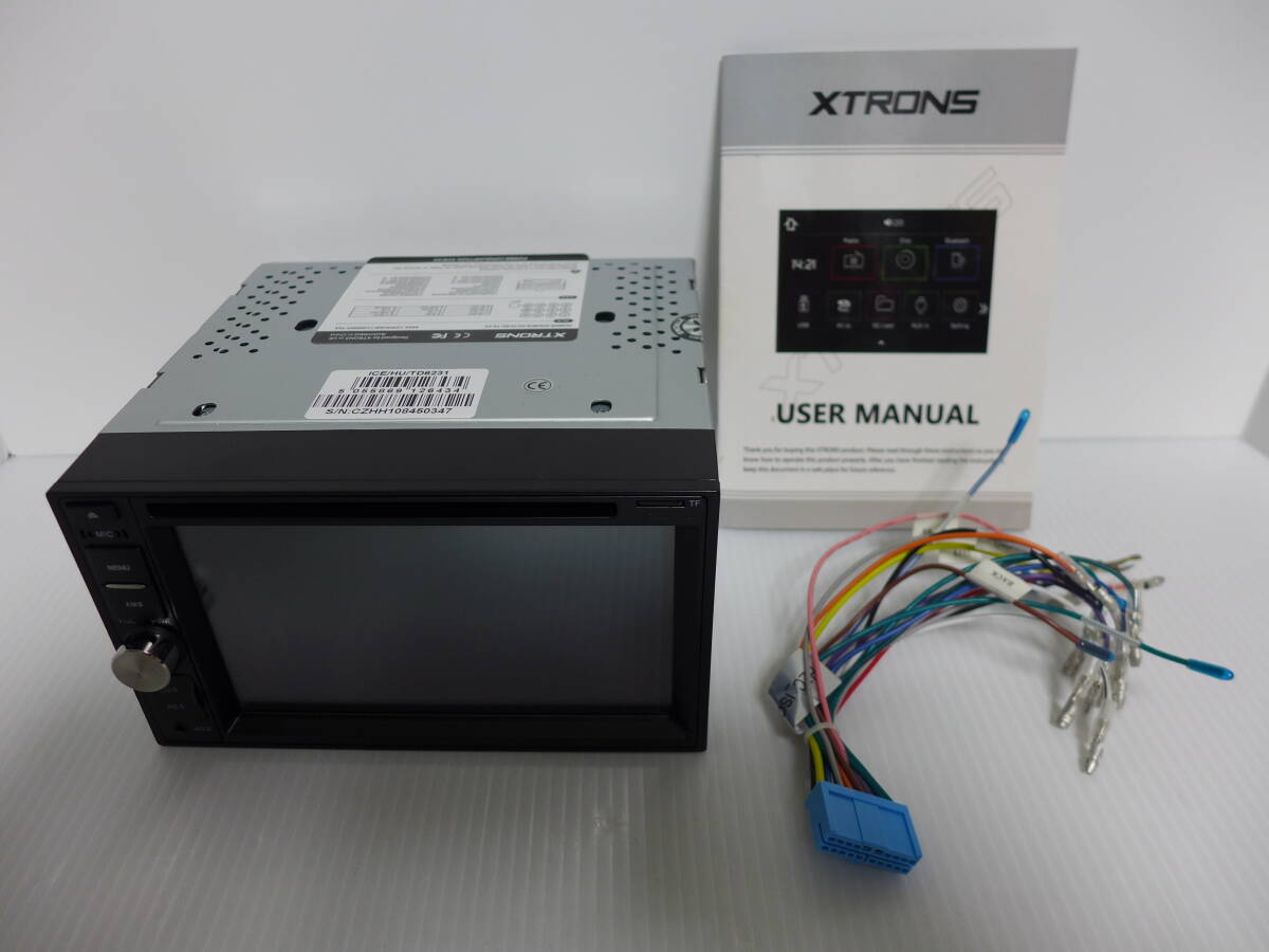 XTRONS　TD6231　6.2インチマルチオーディオ　DVD　チューナー　中古　美品_画像1