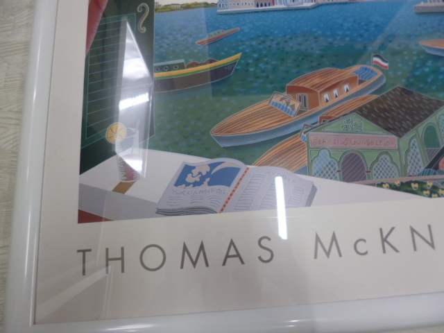 THOMAS McKNIGHT トーマス・マックナイト ポスター 印刷物 額装 額サイズ 約103cm × 約63cm 激安1円スタート_画像5