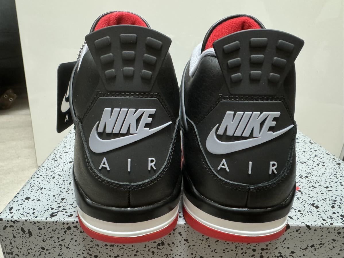 新品！定価スタート！送料無料！Nike Air Jordan 4 Retro Bred Reimagined 28.5cm 10.5 エアジョーダン 4 レトロ　SNKRS抽選当選品_画像6