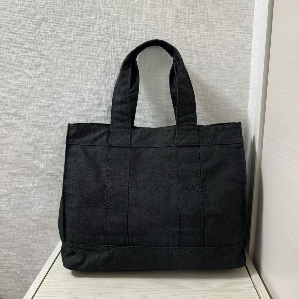 【再値下げ】【新品同様】定価23,100円　PORTER ポーター スモーキー SMOKY トートバッグ （L）592-06576 ブラック　黒　ハンドバッグ_画像2