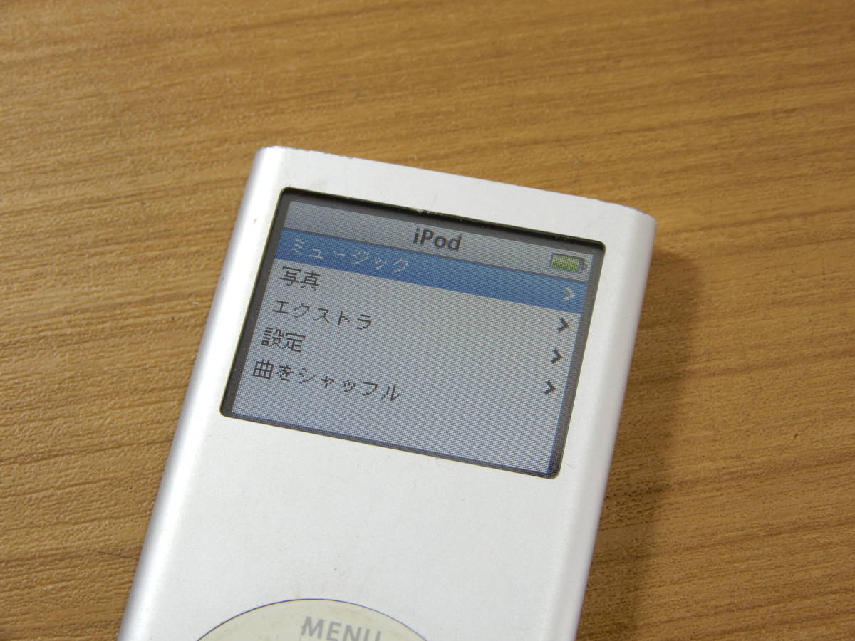 Y0226★\1～Apple/アップル　家庭用　iPod　nano/デジタルオーディオプレイヤー　4GB　本体　model:A1199_画像2