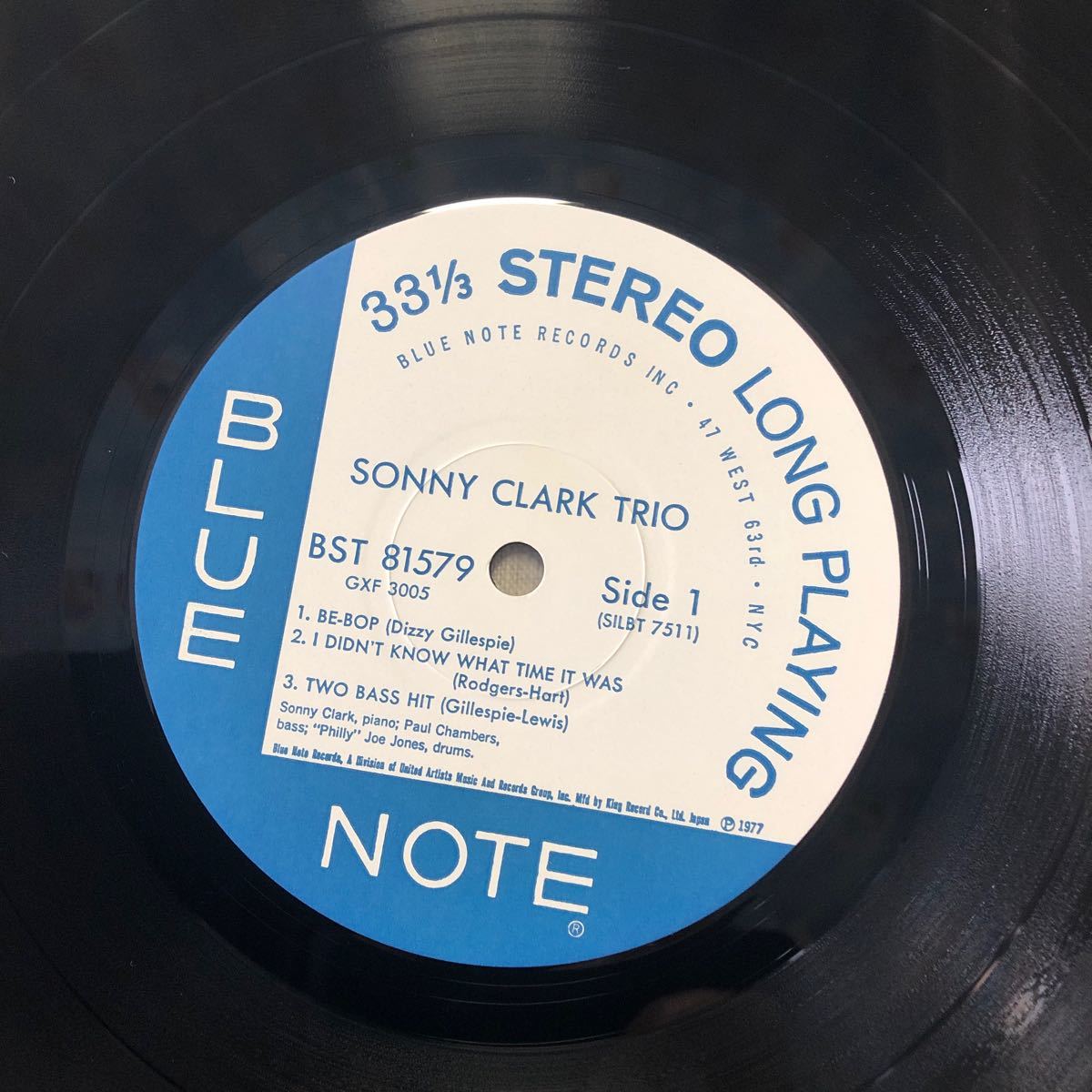 ソニー・クラーク・トリオ　SONNY CLARK TRIO 帯付 BLUE NOTE 中古LPレコード　完全限定盤_画像8