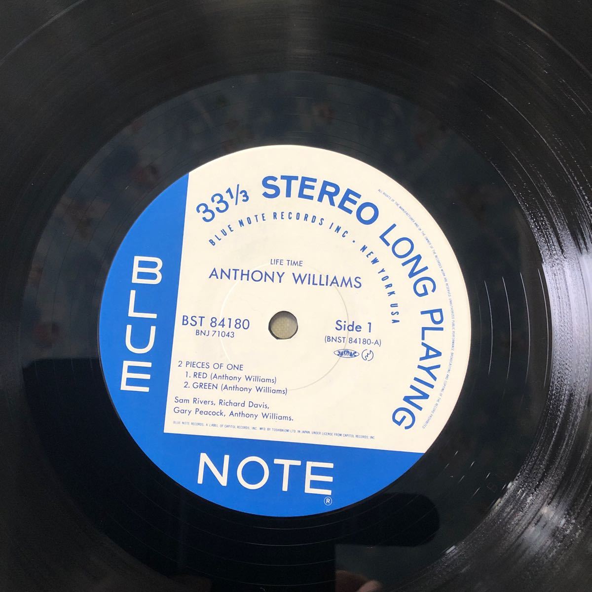 アンソニー・ウィリアムス ANTHONY WILLIAMS ライフ・タイム LIFE TIME 帯付 中古LPレコード BLUE NOTEの画像6