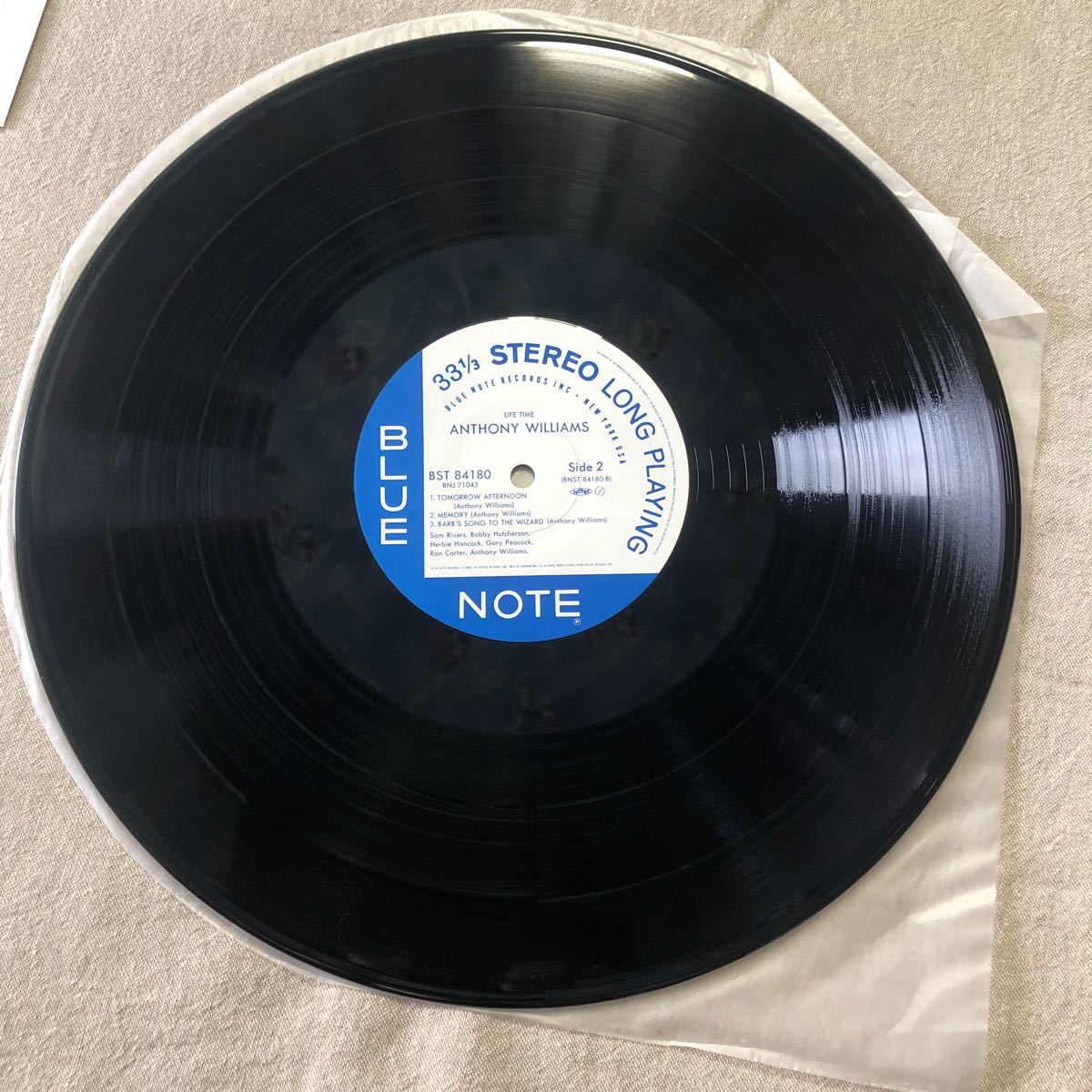 アンソニー・ウィリアムス ANTHONY WILLIAMS ライフ・タイム LIFE TIME 帯付 中古LPレコード BLUE NOTEの画像7