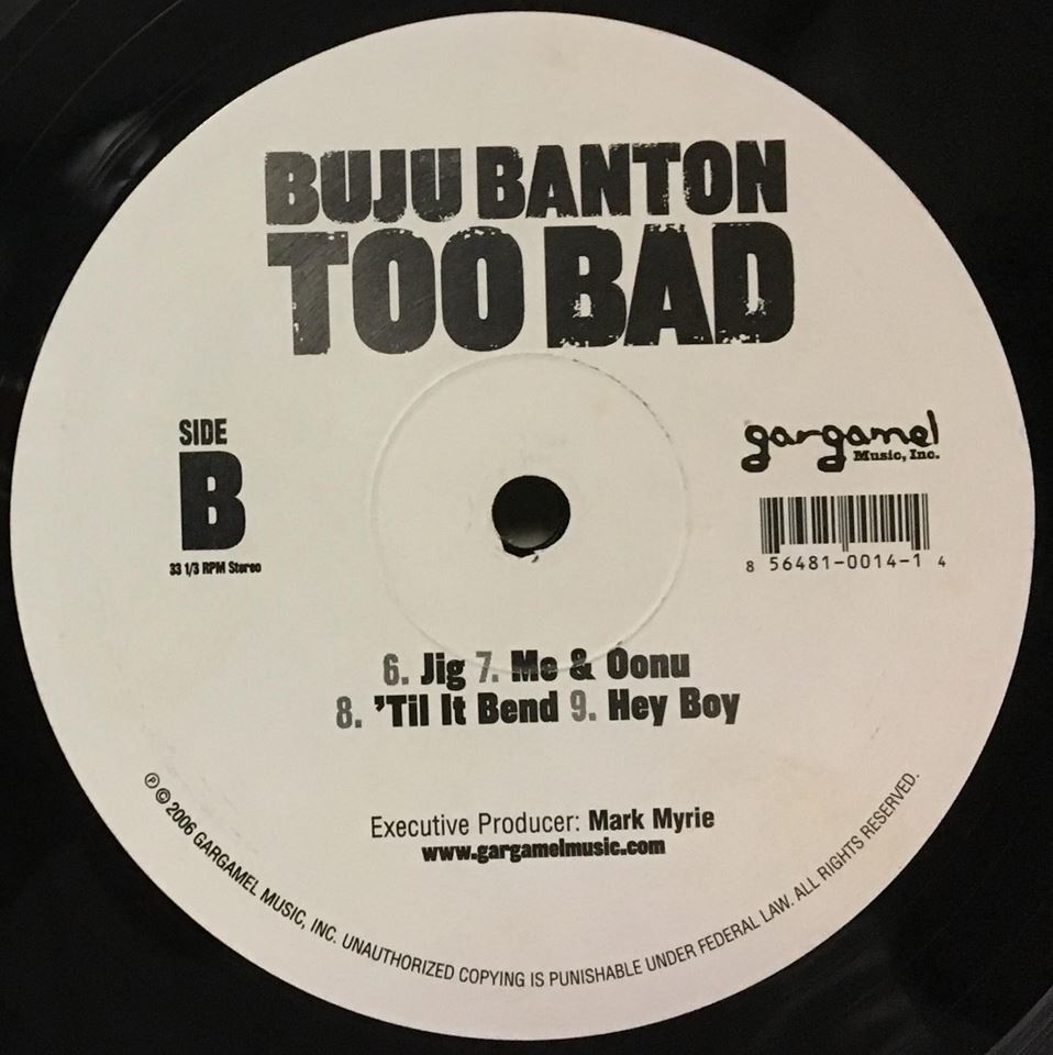 Buju Banton / Too Bad (2LP)
