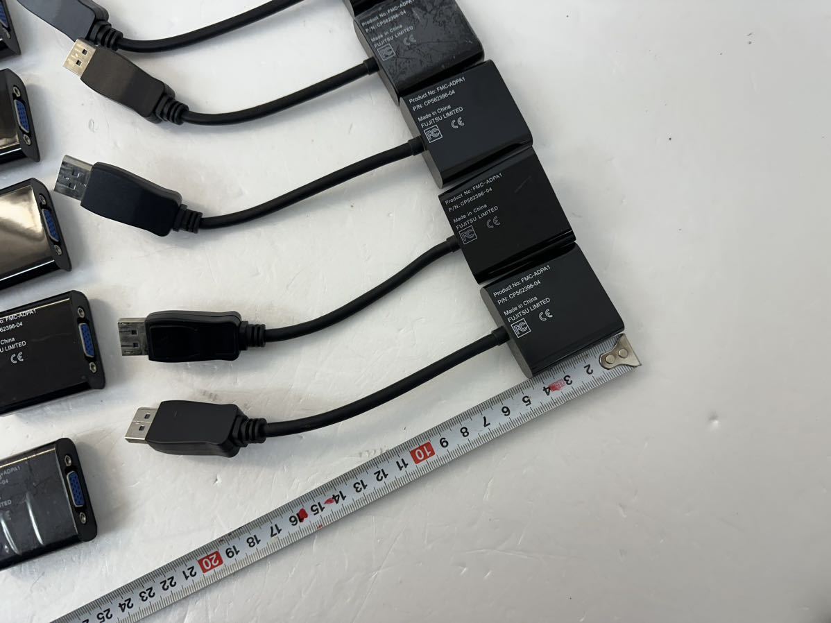 レターパックプラス★ ② 10本まとめ DP-VGA変換ケーブル 富士通 ★15ピン VGA 変換アダプター ディスプレイ FMC-ADPA1の画像5