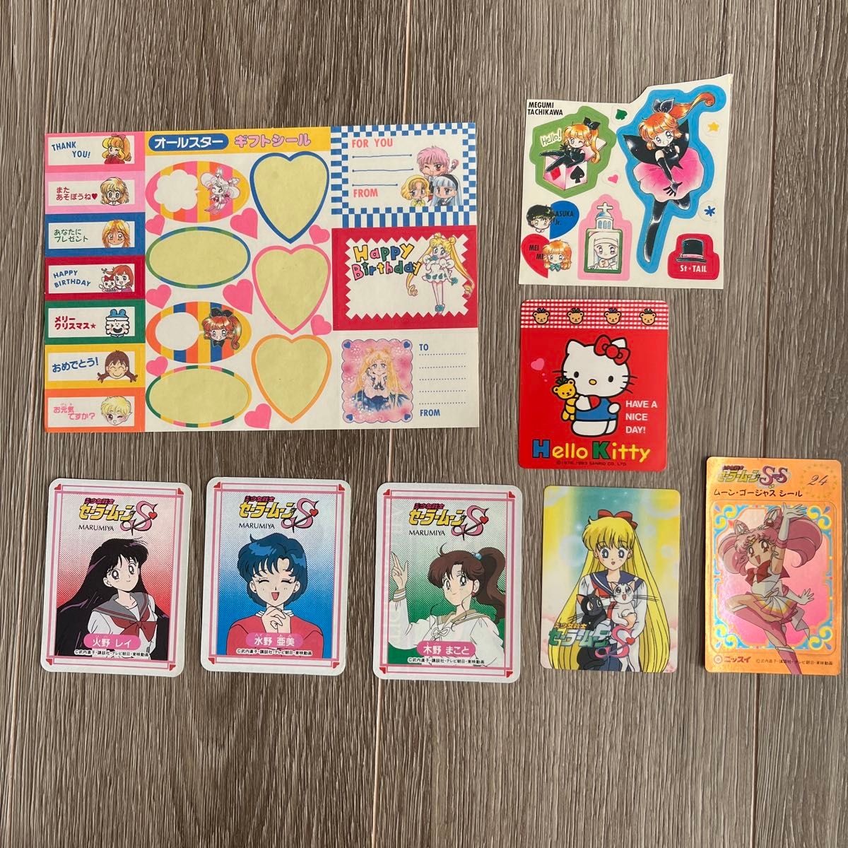 美少女戦士セーラームーン セイントテール キティちゃん シール 美少女戦士セーラームーン セイントテール キティちゃん シール