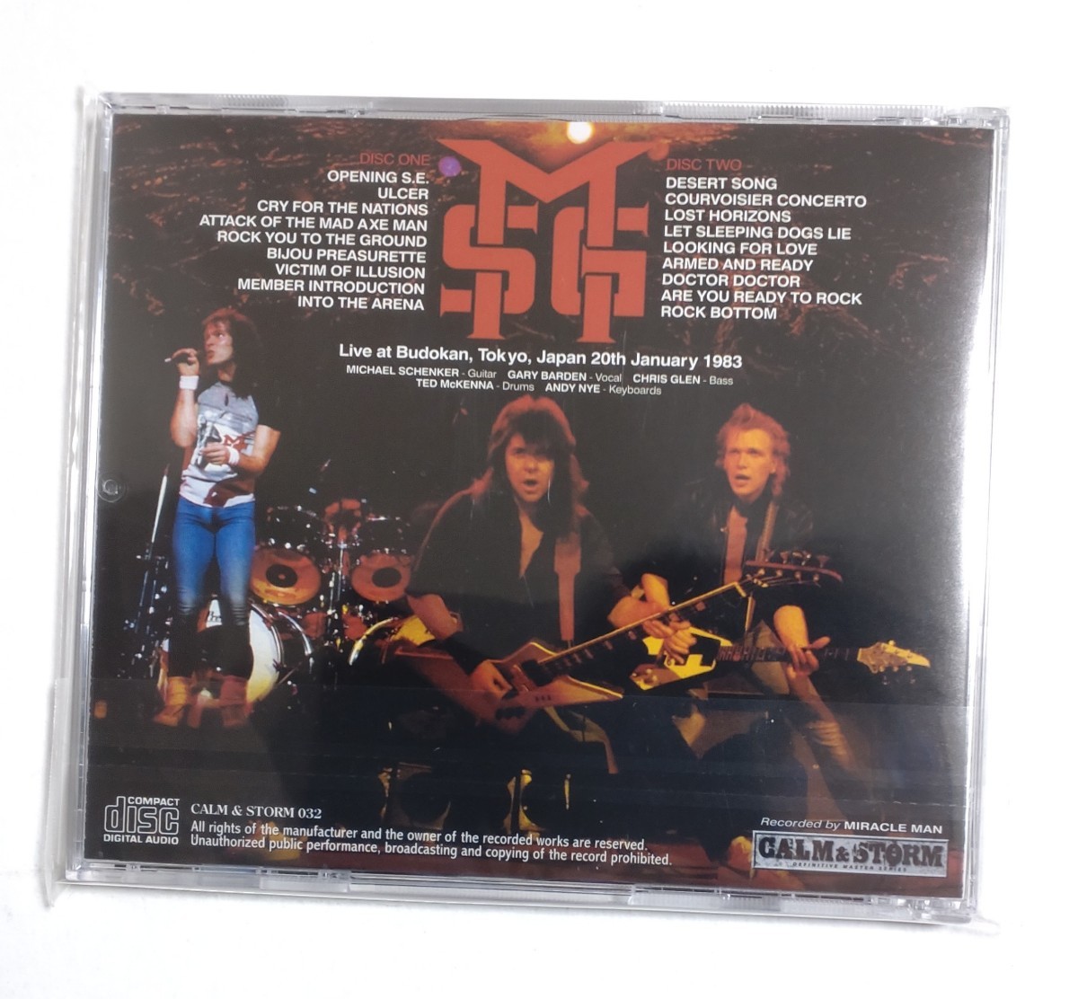 新品未開封 THE MICHAEL SCHENKER GROUP マイケル・シェンカー・グループ BURNIN' WITH DESERT FIRE_画像2