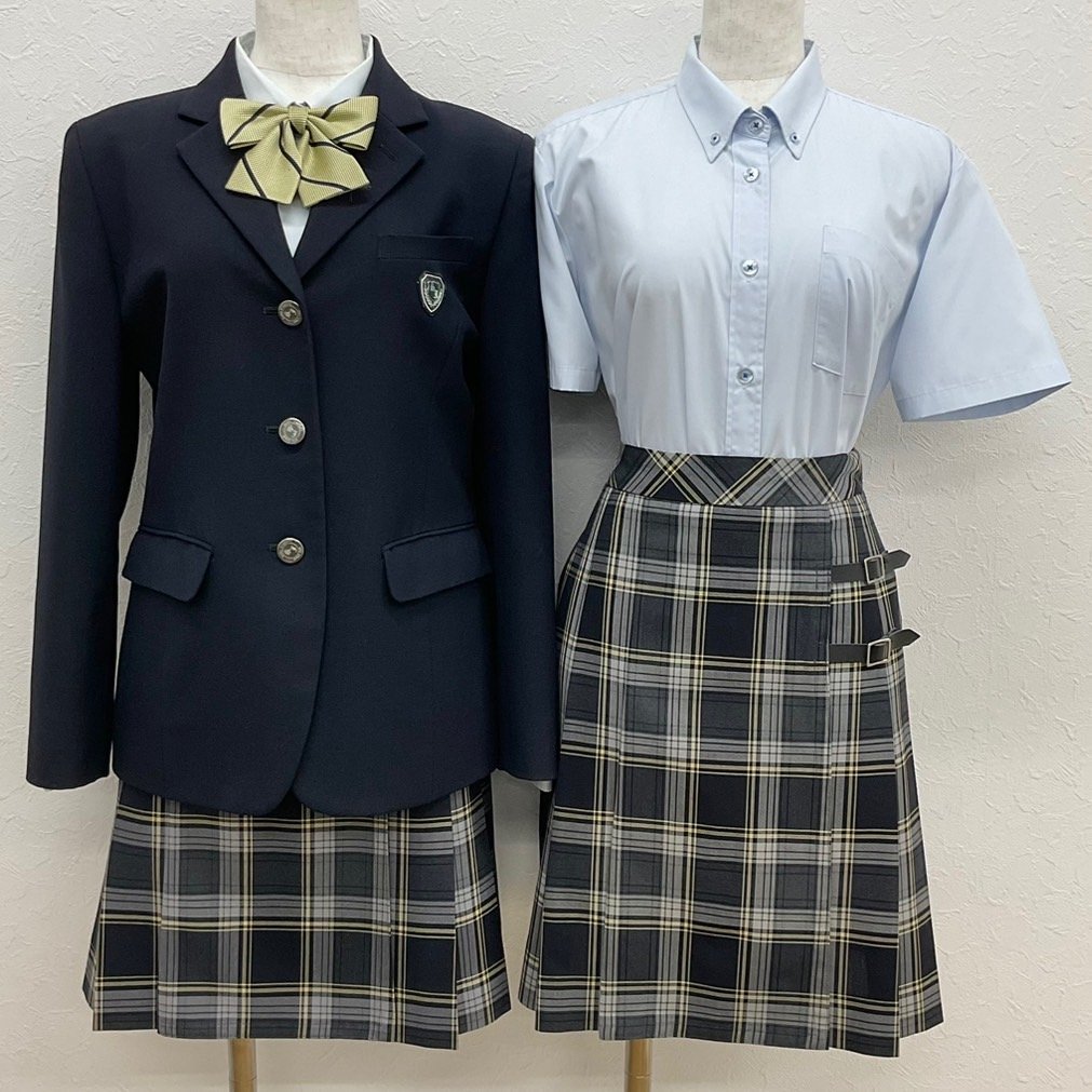 U483/S1072(中古)長野県 諏訪実業高校 女子制服6点 /11R/9号/W66/ U483/S1072(中古)長野県 諏訪実業高校 女子制服6点 /11R/9号/W66/