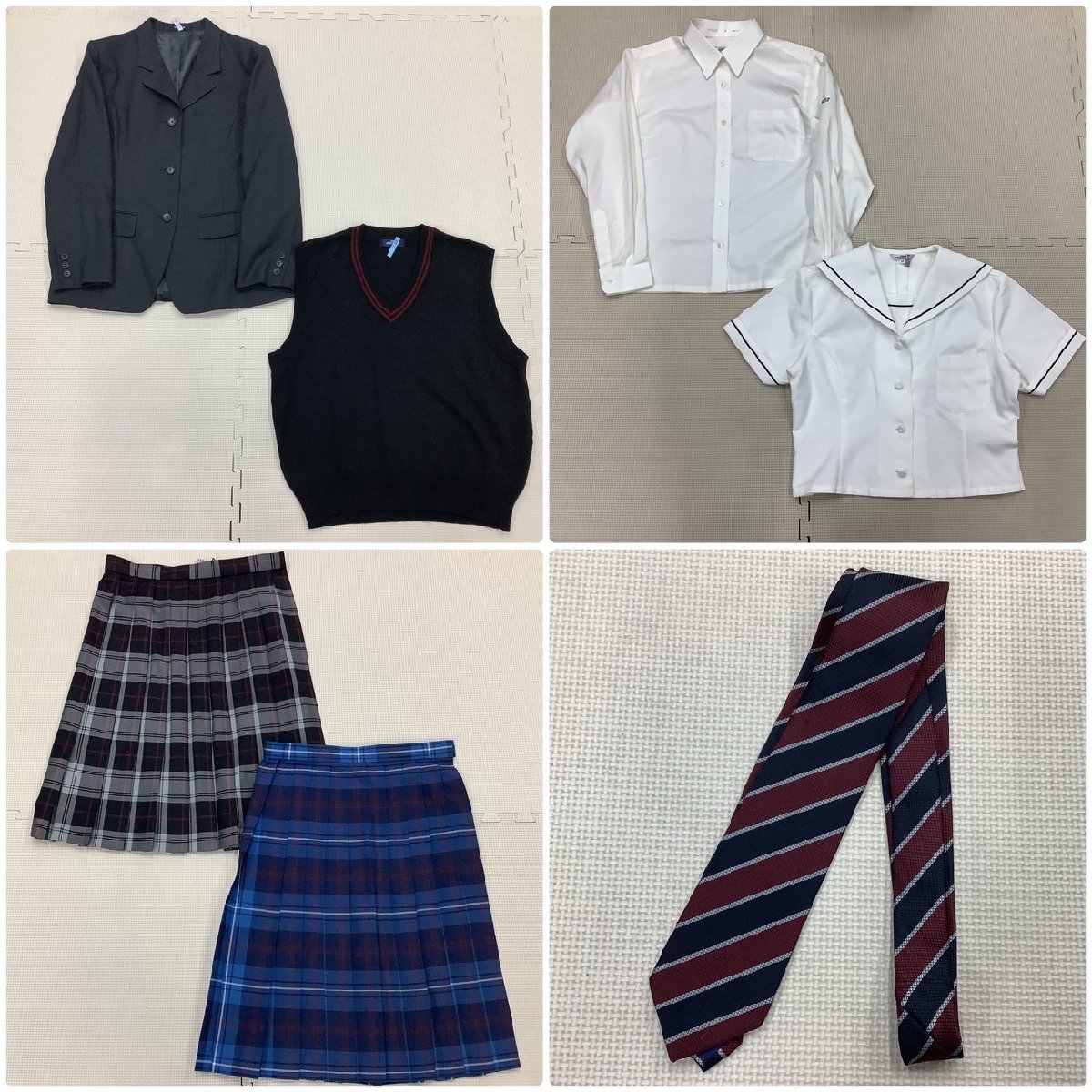 I391/Y(中古)福島県 本宮高校 女子制服7点 /M/BL/W63/丈54 I391/Y(中古)福島県 本宮高校 女子制服7点 /M/BL/W63/丈54