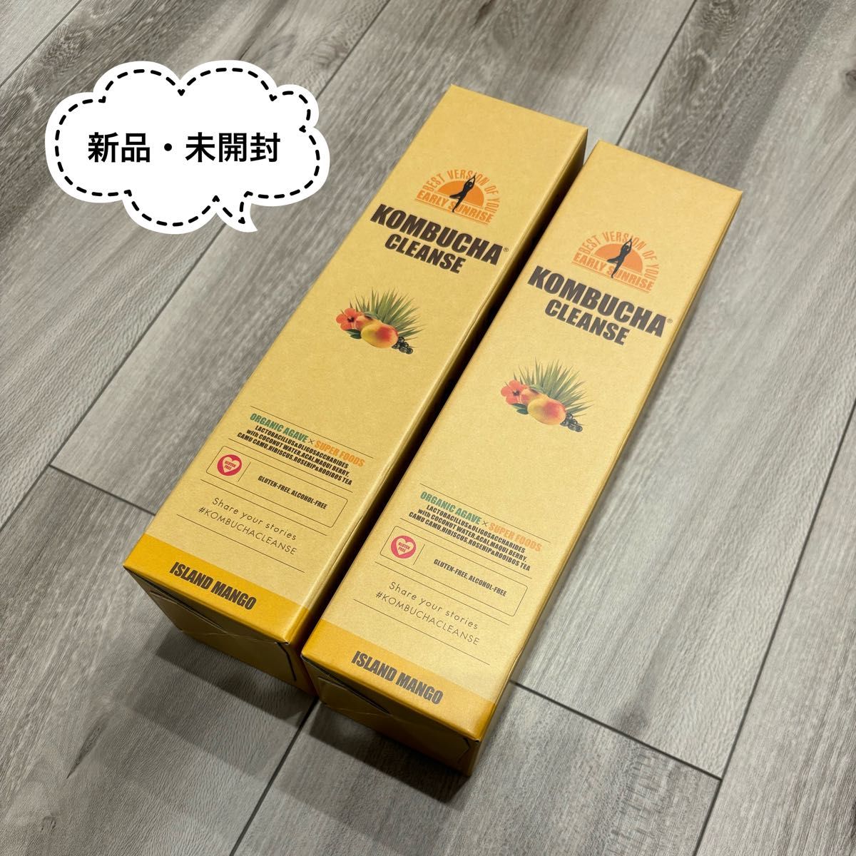 返品不可 コンブチャクレンズ 300ml×2本 健康用品