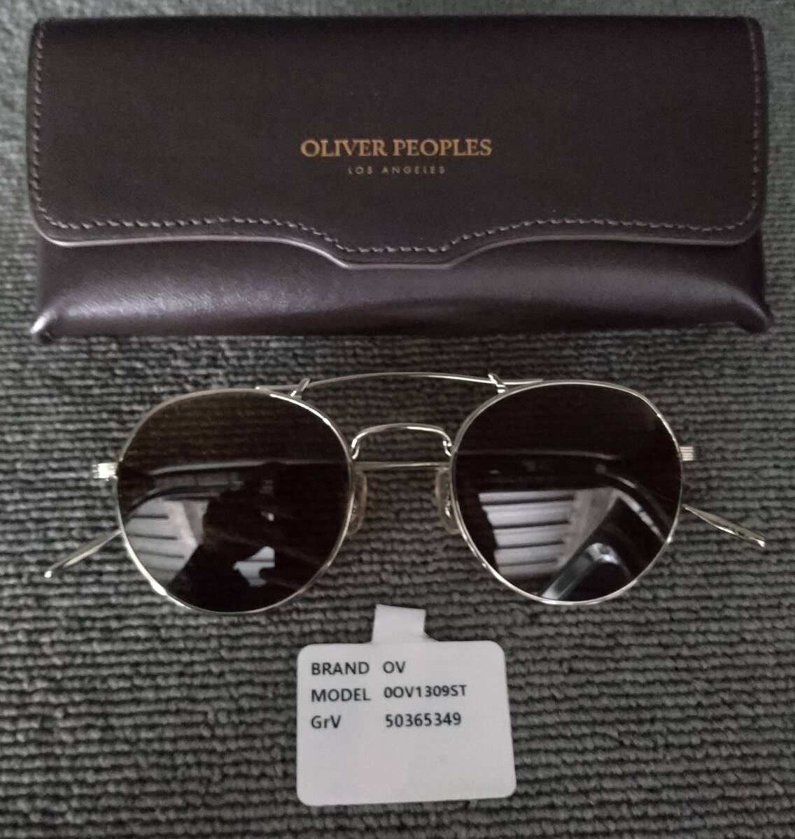 OLIVER PEOPLES　REYMONT　Silver/cognac
