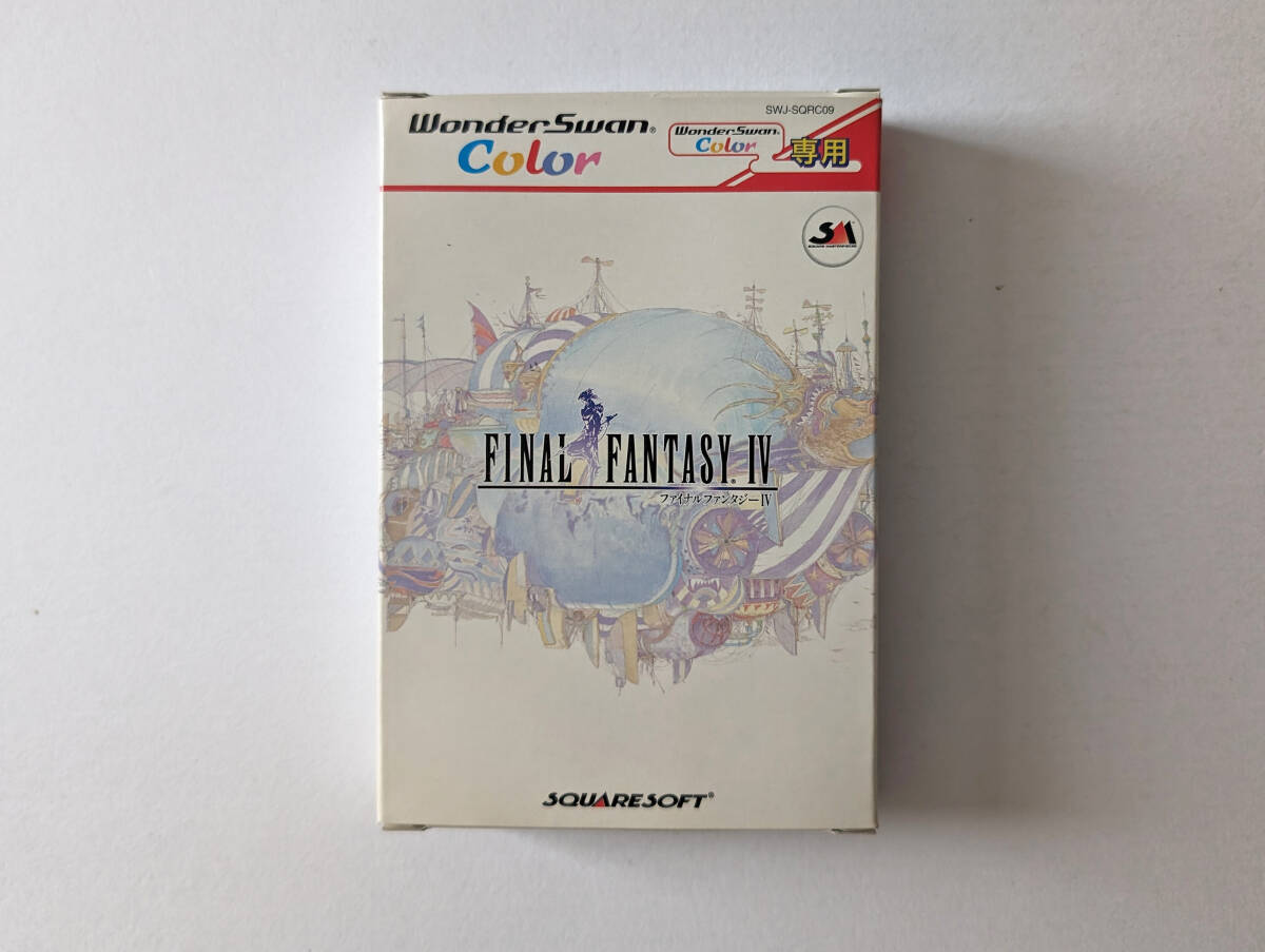 WSC Final Fantasy 4 post card equipped WonderSwan color Final Fantasy IV WonderSwan Color