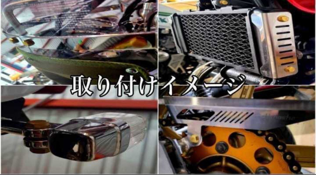 Hanasho M6真鍮ボルトセット アクセサリーボルト ナンバーボルト ブラス 真鍮パーツ 旧車 絶版車 2対セット Z1 Z2 CBR CBX XJ FX GP KH _画像2