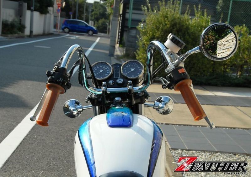 Zファーザー もっともっとハイウェイダンサー35cm ゼファー CB400FOUR ZRX GSX XJR GS400 GT380 アップハン 旧車の画像3