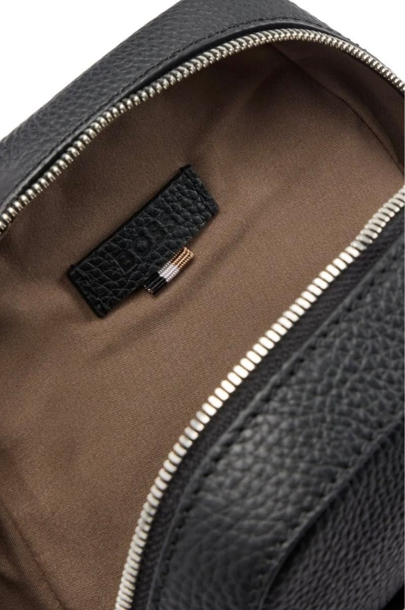 新品】HUGO BOSS ヒューゴボス グレインレザー ショルダーバッグ 新品】HUGO BOSS ヒューゴボス グレインレザー ショルダーバッグ