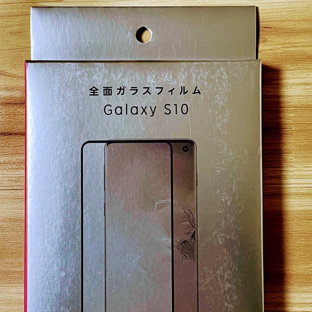 Galaxy S10 SC-03L SCV41 強化ガラスフィルム 液晶全面保護 フルカバー 指紋認証対応 9H高硬度 シールシート 治具付 Rakutenオリジナル 742_画像2