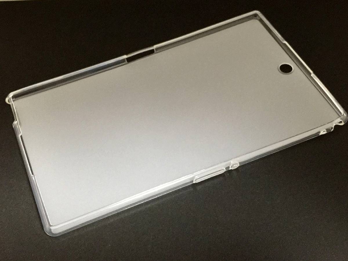 新品 Xperia Z3 Tablet Compact ケース カバー ソフト セミクリア 半透明 背面マット加工 匿名配送_画像3