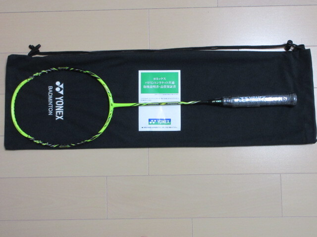 ☆YONEX NANORAY Z-SPEED ナノレイZ-スピード 3U5 【NR-ZSP】使用品☆_画像1