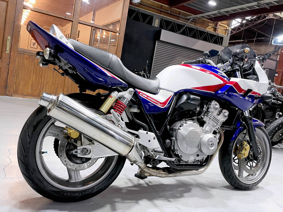 CB400スーパーボルドール Revo NC42 Fi ★動画★ EFFEX製ハンドルバー/グリップヒーター装備 4531 レボ CB400SB_画像3