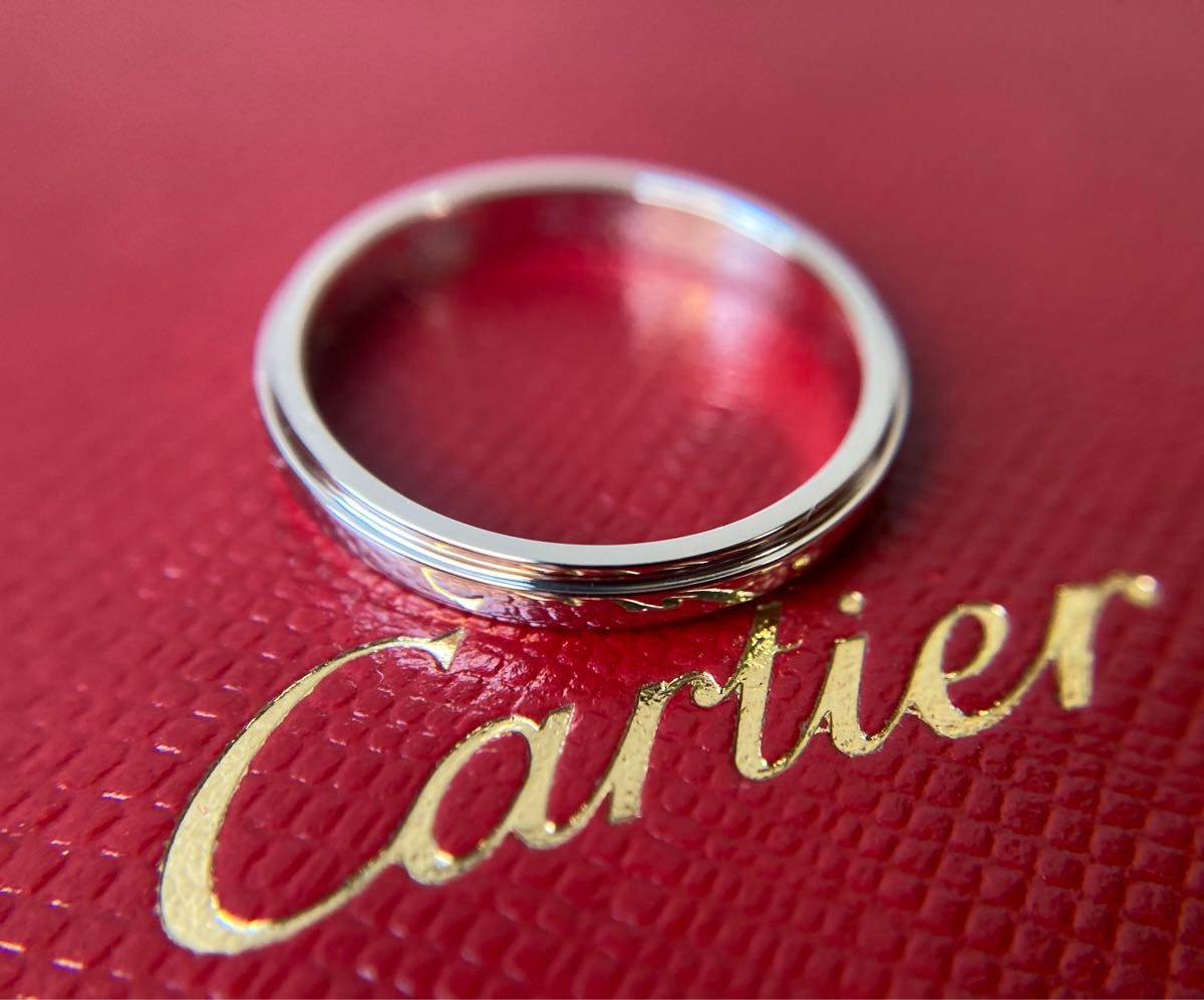 Cartier  カルティエ　ダムール　ウェディングバンド　マリッジ　約9号　プラチナリング　PT950