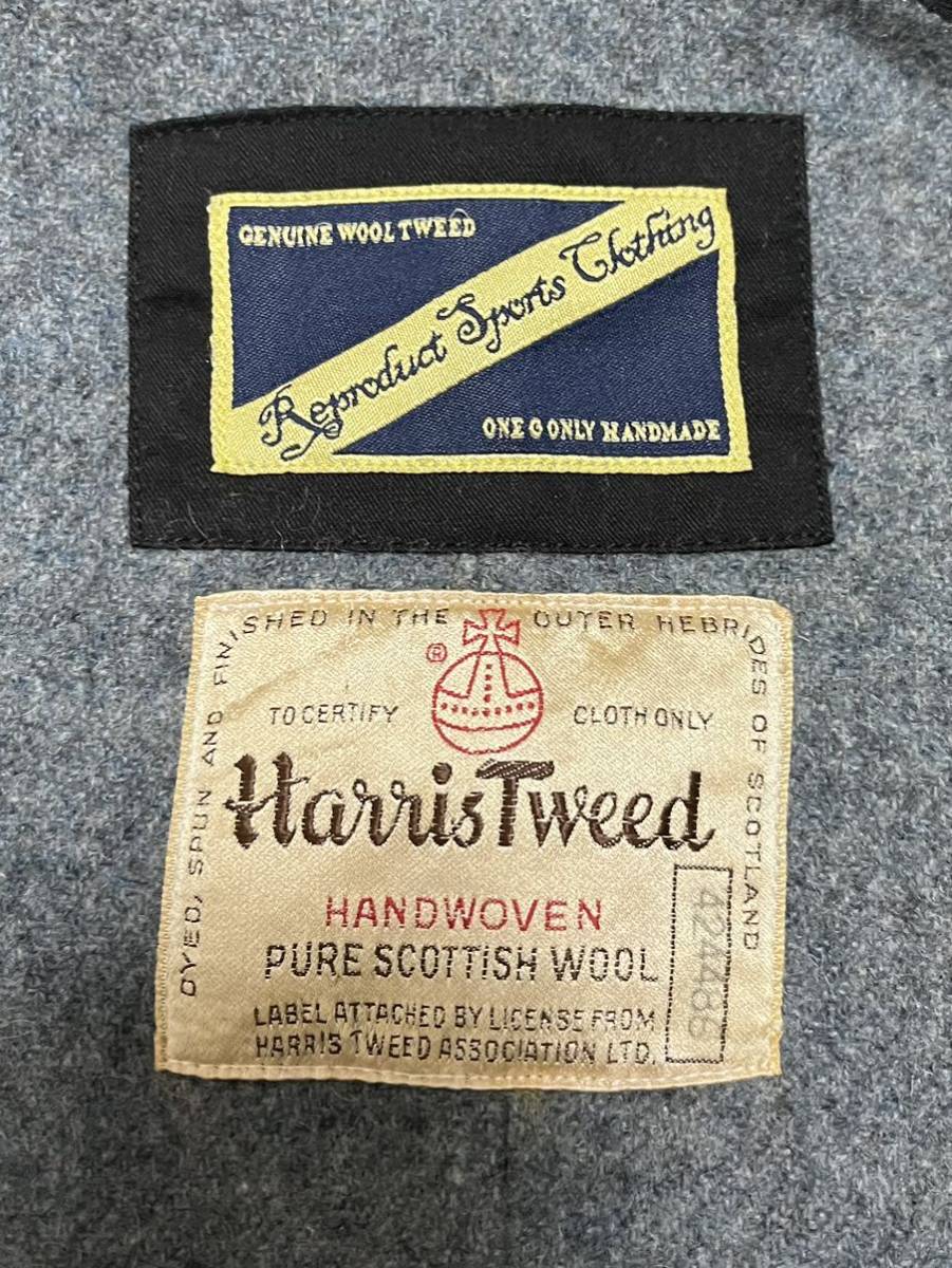 ハリスツイード Harris Tweed ジャケット AMERICAN WEARマウンテンパーカー ハンティング_画像10