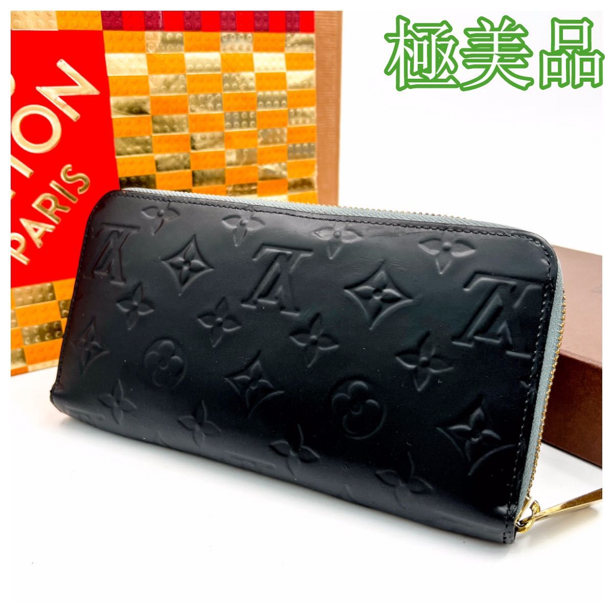 極美品　12N ルイヴィトンヴェルニ ジッピーラウンドファスナー大人気長財布 LOUIS VUITTON 男女　レディース　メンズ