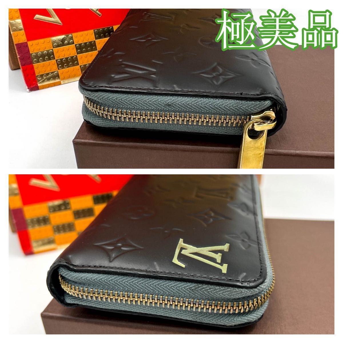 極美品　12N ルイヴィトンヴェルニ ジッピーラウンドファスナー大人気長財布 LOUIS VUITTON 男女　レディース　メンズ