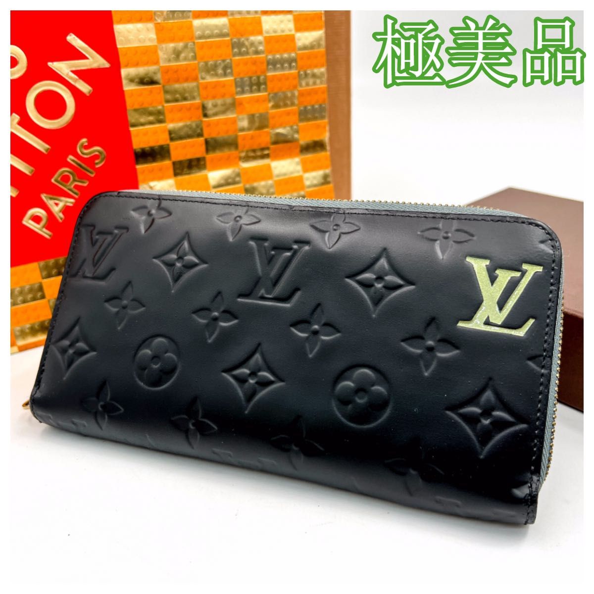 極美品　12N ルイヴィトンヴェルニ ジッピーラウンドファスナー大人気長財布 LOUIS VUITTON 男女　レディース　メンズ