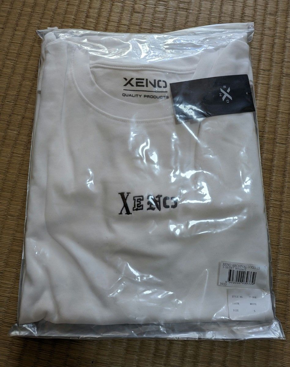【新品・未使用】XENO ARCHIVAL LOGO LS T-SHIRT White