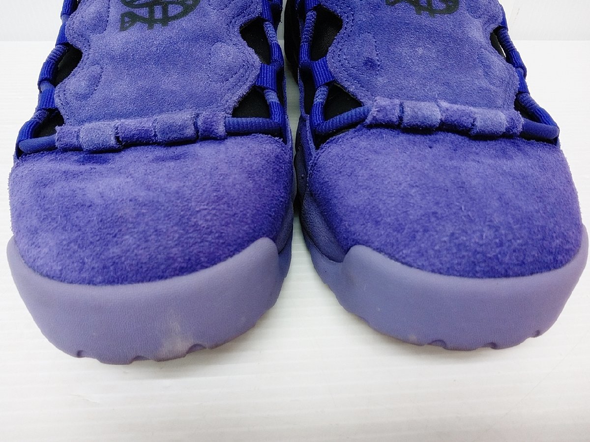 [16A-62-049-1] NIKE ナイキ AIR MORE MONEY QS PRPL Court Purple AQ2177-500 サイズ29.0㎝_画像3