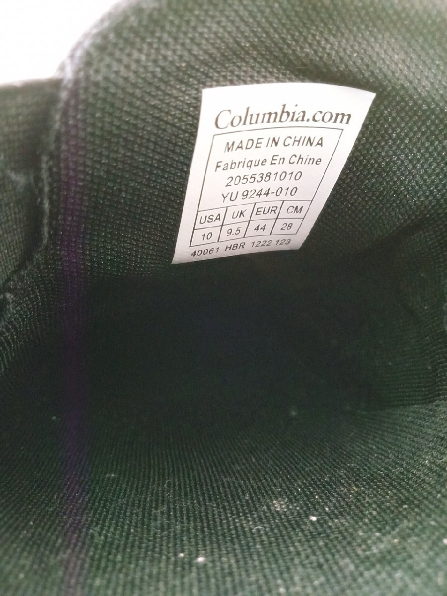 [16A-62-048-1] Columbia コロンビア snowball VENT SLIP YU9244-010 サイズ28.0㎝ ブラック_画像8