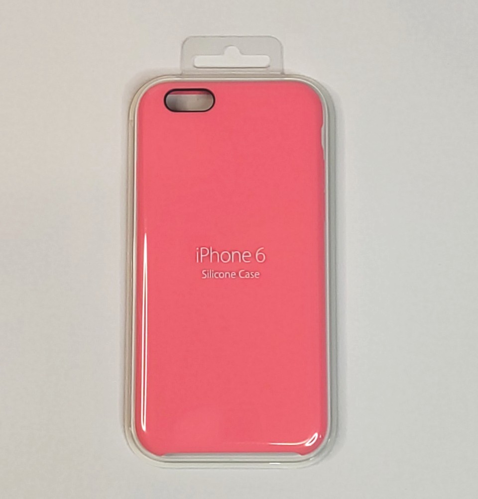 送料無料◆Apple 純正 iPhone 6/6s シリコーン ケース ピンク MGXT2FE/A(アップル シリコン カバー Silicone Case) の画像2