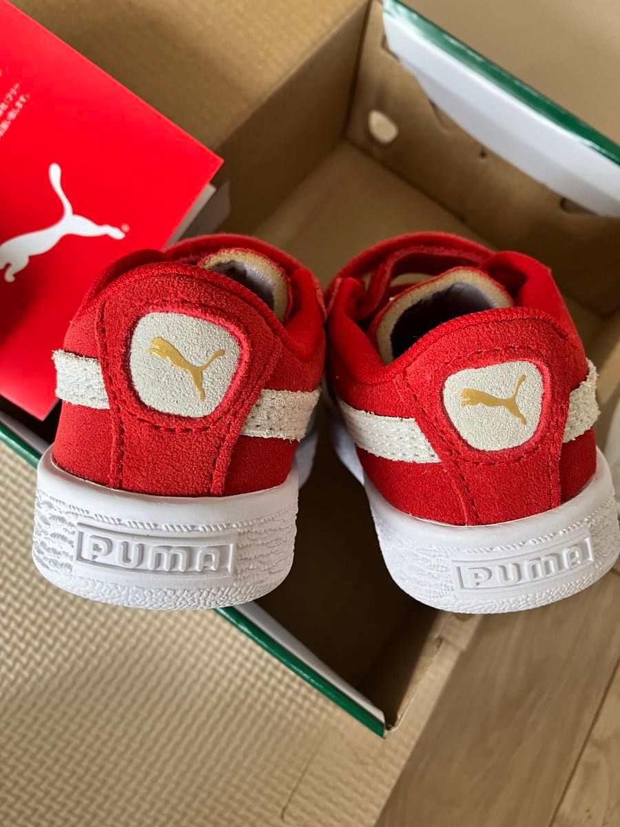 PUMA プーマ スニーカー ベビー スウェード 2ストラップ 14㎝ キッズ PUMA シューズ