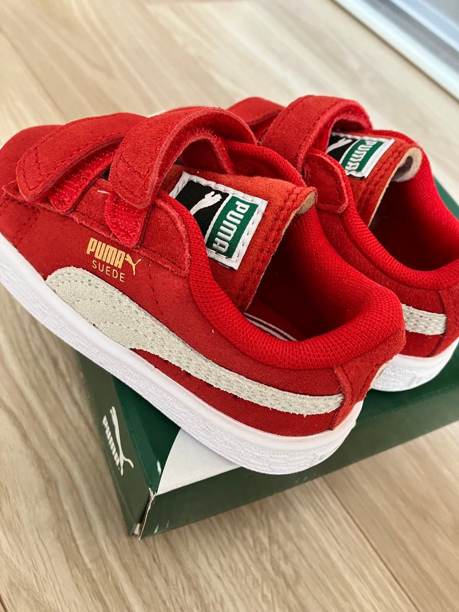 PUMA プーマ スニーカー ベビー スウェード 2ストラップ 14㎝ キッズ PUMA シューズ