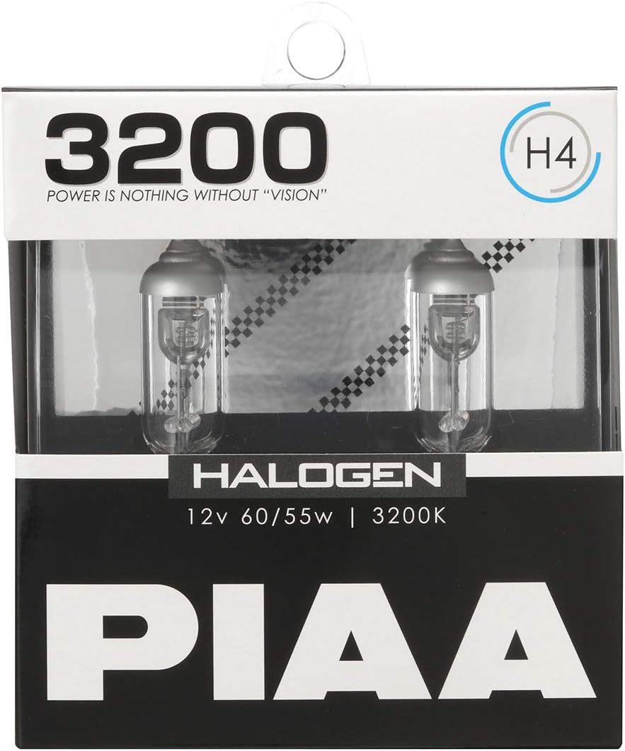 3200K H4 PIAA ヘッドライト・フォグランプ用 ハロゲン H4 3200K 車検対応 2個入 12V 60/55W HS_画像2