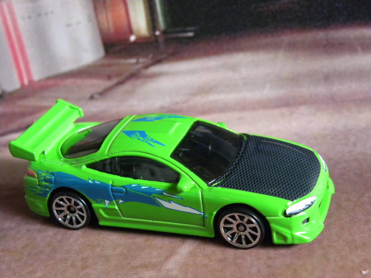 即決☆☆ルース'95 MITSUBISHI ECLIPSE エクリプス ワイルドスピード FAST & FURIOUS ホットウィール Hot Wheels 定形外発送可☆の画像3