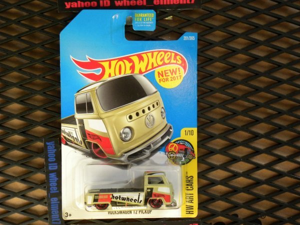 即決☆☆VOLKSWAGEN T2 PICKUP HW ART CARS USカード　ホットウィール Hot Wheels_画像2