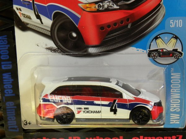 即決☆☆HONDA ODYSSEY HW SHOWROOM USカード　ホットウィール Hot Wheels_画像3