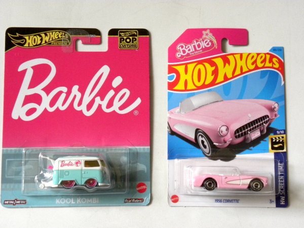 ☆☆バービー クール・コンビと1956 コルベット BARBIE KOOL KOMBI POP CULTUREプレミアムモデル/1956 CORVETTE SCREEN TIME_画像1