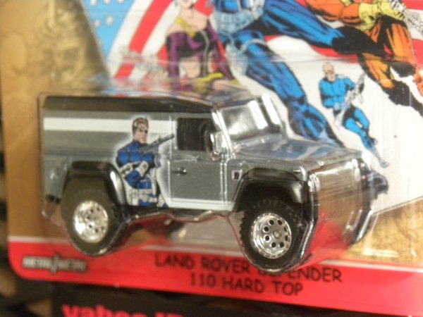 即決☆☆LAND ROVER DEFENDER 110 HARD TOP ランドローバー　MARVEL COMIC ポップカルチャー プレミアムモデル☆ HOT WHEELS☆_画像5