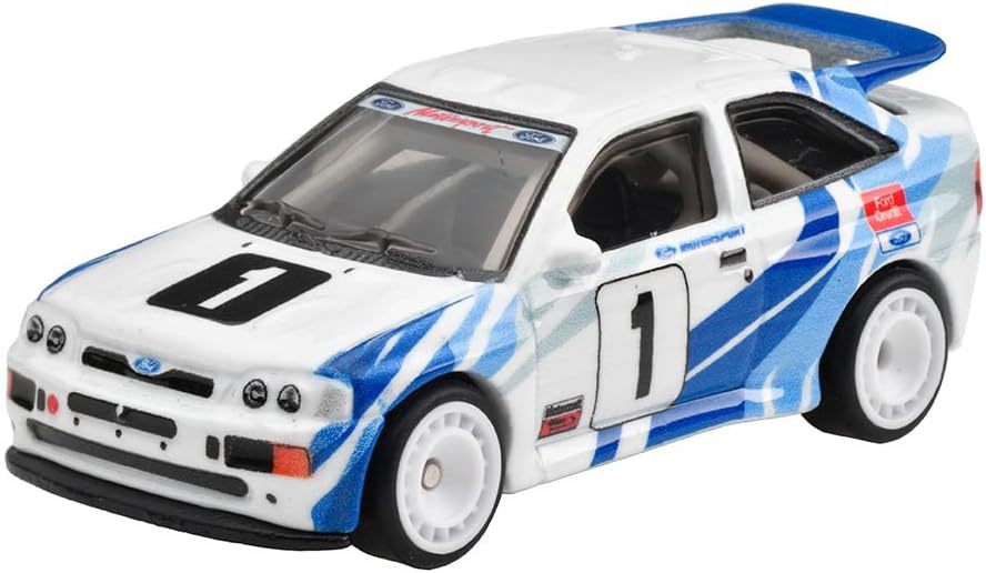 即決☆☆'93 フォード エスコート RS コスワース FORD ESCORT メタルシャーシ　リアルライダー ホットウィール Hot Wheels_画像2