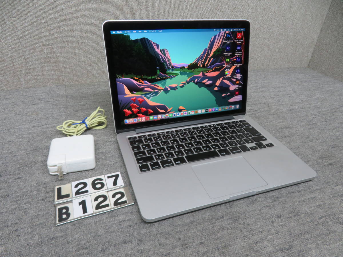 MacBook Retina A1502◆プロソフト＆Office付◆新バッテリー ◆秒速起動 Core i7 /16GB /SSD 1000GB◆PC1台で,ダブル macOS &Win11◆13.3型_PC1台で,ダブルmacOS & Win11が使用出来る