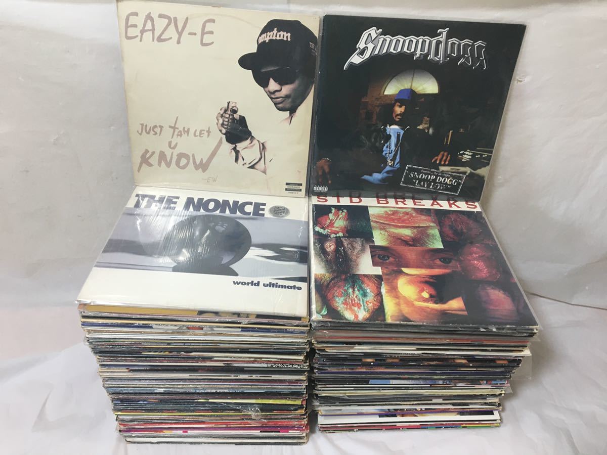 S127〇LP レコード HIPHOP ヒップホップ RAP 191枚まとめ US/プロモ盤含 EAZY-E/SnoopDogg/THE NONCE/STD BREAKS/RUN DMC/Destiny's Child_画像1