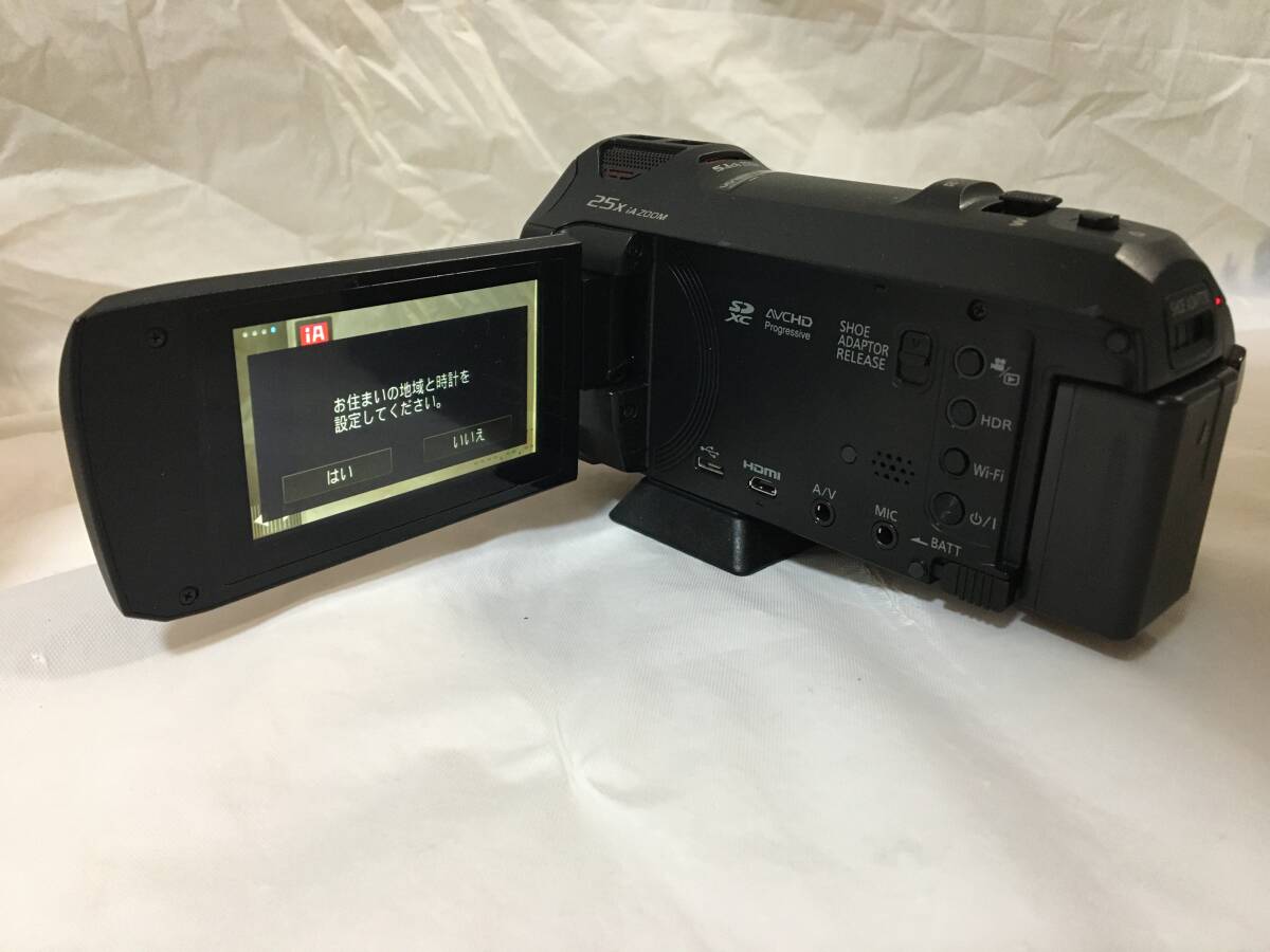 〇S408〇動作品 Panasonic HC-VX985M 2018年製 デジタル 4K ビデオカメラ LEICA ライカ パナソニック VW-W4907H/VW-LF49N_画像4