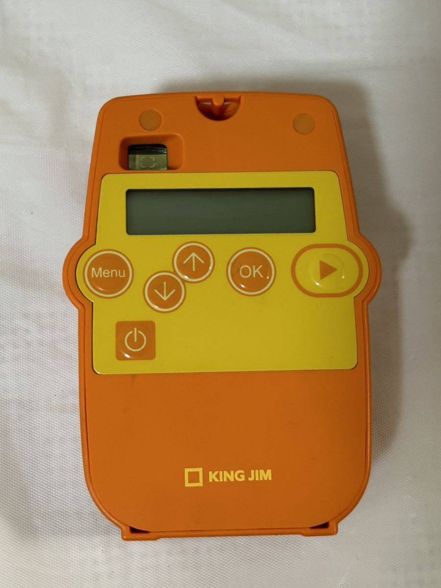●S032● king jim インターバルレコーダー レコロ　IR5 recolon オレンジ きろく VGA画質CMOS センサー カメラ_画像2