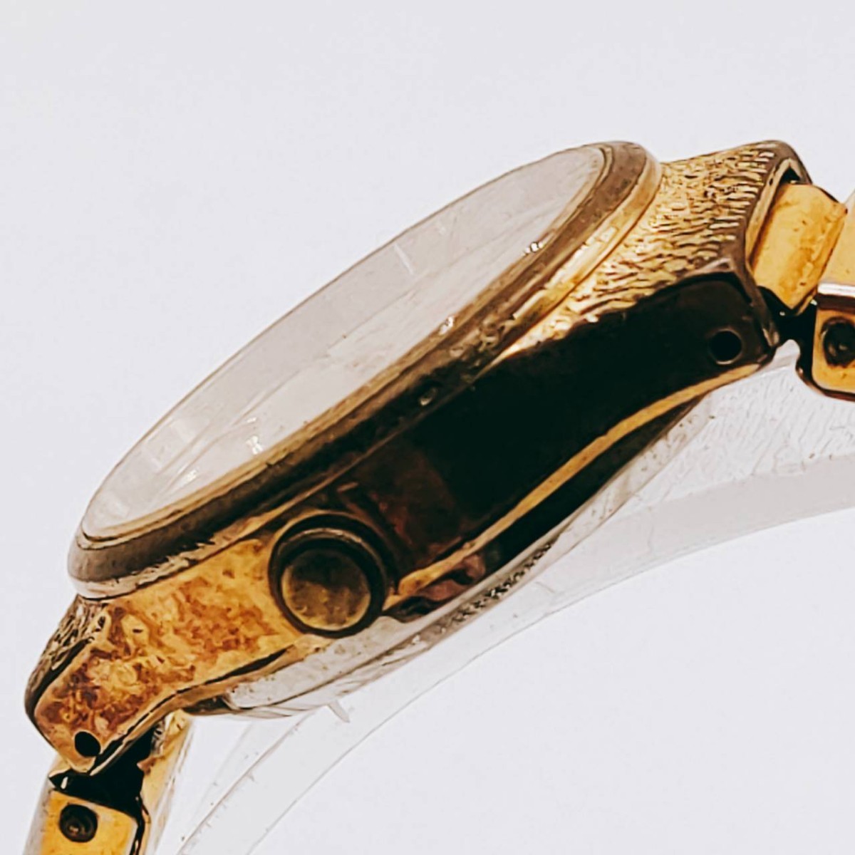 #91 SEIKO セイコー 4301-0010 腕時計 アナログ 2針 金色文字盤 ゴールド色 レディース 時計 とけい トケイ アクセ ヴィンテージ レトロ_画像5